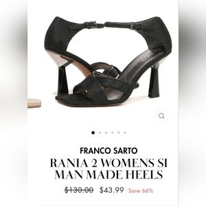 FRANCO SARTORANIA 2 WOMENS SI MAN MADE HEELS